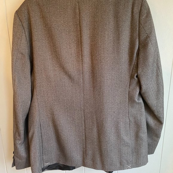 Tommy Hilfiger Herringbone Sportscoat Size 44L Gray New w/o Tags - Picture 5 of 6